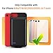 Battery Case for iPhone iPhone 8/7/6s/6/SE 3/SE 2 (4.7-inch), Upgraded High Capacity 7000mAh Rechargeable Battery Pack Charger Case with External Charging Function and Tempered Glass Screen Protector