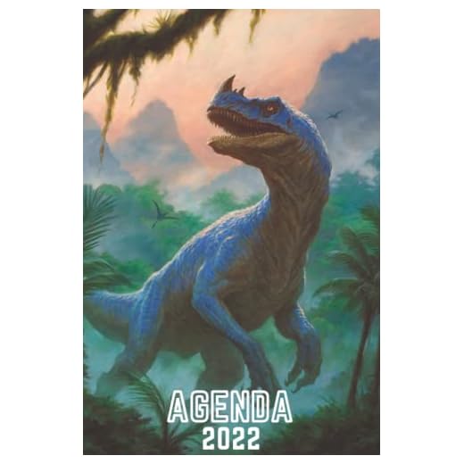 Agenda 2022 Dinosaurio: Semana vista | Dinosaurio |12 meses enero a diciembre 2022 . Planificadora diaria y mensual | organizador semanal | regalo para hombre y mujer calendario