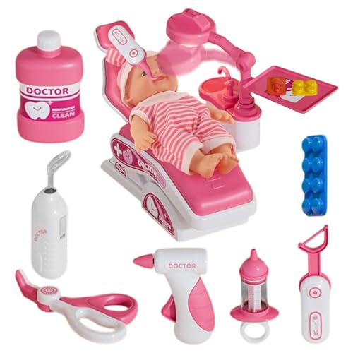 Générique Kit Docteur | Jeu Éducatif Ludique d'Imitation - Trousse Médecin - pour Apprentissage en Famille École Maternelle Fête et Maison