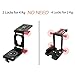 Z Flex Tilt Tripod Head - Flexible Angle Pan & Tilt Head/Universal Multiway Camera Tripod Connecting to Monopod Slider Rail Stabilizer Gimbal|Compact Folding Z Bracket Mount Fits Most DSLR Camera