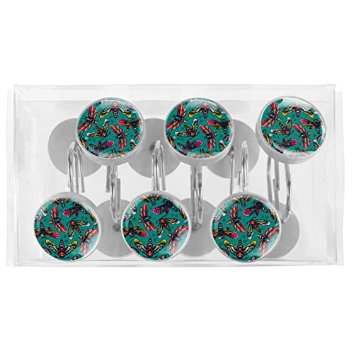 Crochets de rideau de douche durables en acier inoxydable - 6