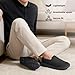 TIOSEBON Men's Slip On Walking Shoes - Casual Lightweight Loafers & Mesh Sneakers with Arch Support Memory Foam - Comfortable for Standing, Work, Driving 10 US All Black