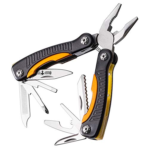 Mini Multitool Knife 12 in 1 - Small Pocket Multi Tool with Knife