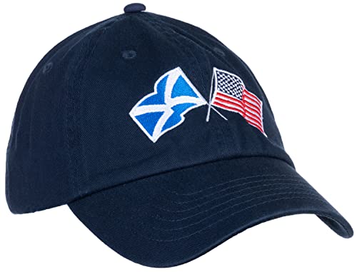 Image of Ann Arbor T-shirt Co. American Friendship Nations Flag Baseball Low Profile Dad Hat for Men Women