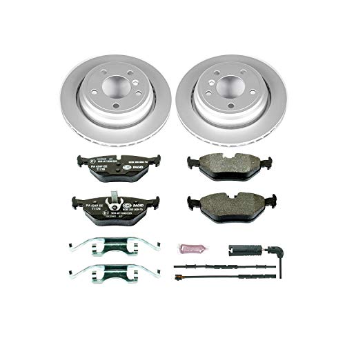 Image of Power Stop ESK877 Rear Euro-Stop Brake Kit BMW and 1 Rear Sensor Wire