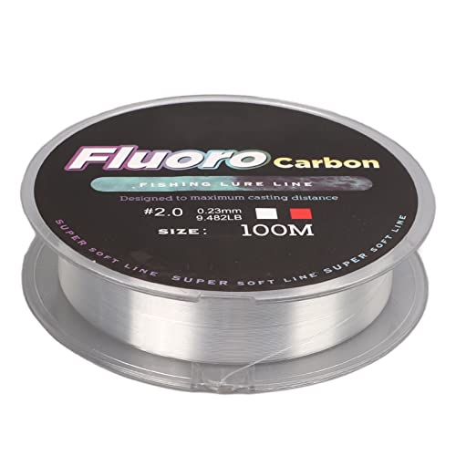jadenzhou 100 m Nylon-Angelschnur, Nylon-Angelschnur, hochfest, leicht, zum Angeln in Reservoirs(#2.0) – Bild 8