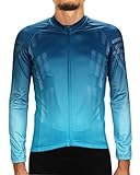 [Darevie] サイクルジャージ 裏起毛 長袖 メンズ 秋冬用 サイクルウェア［防寒保温・通気吸汗］自転車 ロードバイク ランニング アウトドアスポーツウェア DVJ181（グリーン/2XL）