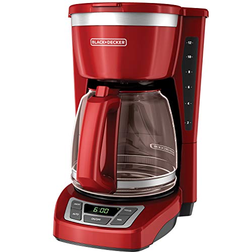 Black+Decker CM2035BD Cafetera Black\u0026Decker Programable de 12 Tazas, Negro  y Plata Negro y Plata - Mejores artículos y Ofertas