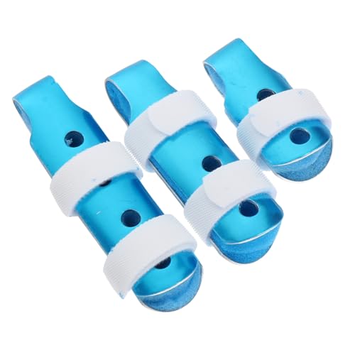 FOMIYES Protective Covers for Fingers 3pcs Metal Sponge Finger Fixer Finger Straighteners Braces Adhesive Tape