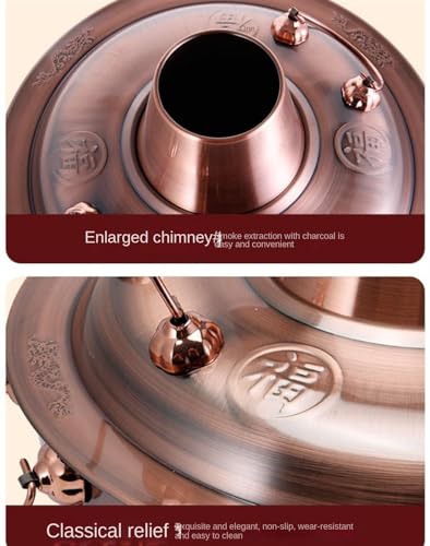 Olla Hot Pot Tradicional China Acero 32 cm miniatura 6