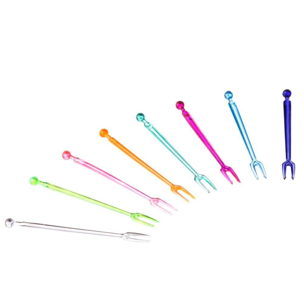 CONFEZIONE 5000 FORCHETTINE A DUE PUNTE IN PLASTICA 8,5 cm FORCHETTE PATATINE