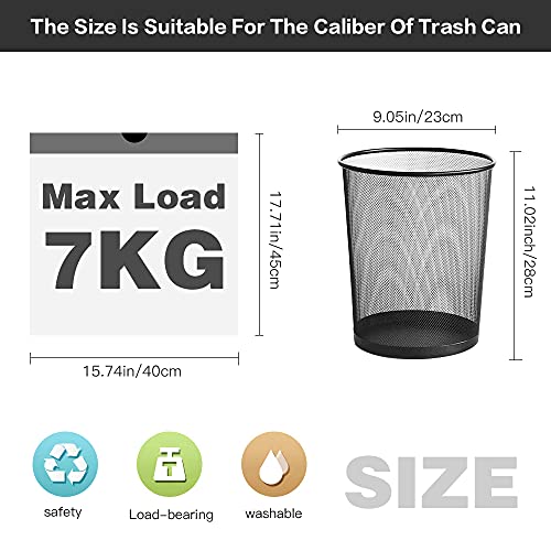 2 Gallon Drawstring Trash Bags,Small Kitchen Garbage Bags Strong Small Trash Bag For Kitchen Bathroom Bedroom Office,200 Counts White #TOP1