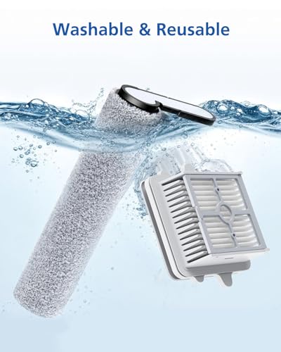 Image of F25 GT Brush Roll and HEPA Filter Replacement Kit Accessories Compatible with Roborock F25 /F25 ACE /F25 ALT /F25 LT /F25 RT /F25 ACE /F25 GT /F25 Ultra Cordless Wet Dry Vacuum Cleaner