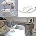 YICBOR Sewing Machine Light Strip, 11.8inch DC5V Flexible LED USB Sewing Light, Clean White Lights for Brother, Janome, Babylock, Pfaff Sewing Mchine-Dimmable, Power Cord, and Clips Included