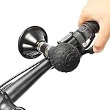 YUENTOEN Bike Horn - Bicycle Horn, Classic Metal Bugle Loud Handlebars Mount Rubber Squeeze Loud Speaker Retro Air Clown Horn with a Screw...