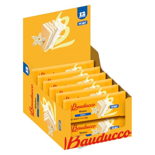 Bauducco Mini Vanilla Wafer Cookies, 12 snack packs