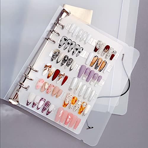 Press On Nail Organizer,Press On Nail Packaging,Removable Loose-L...