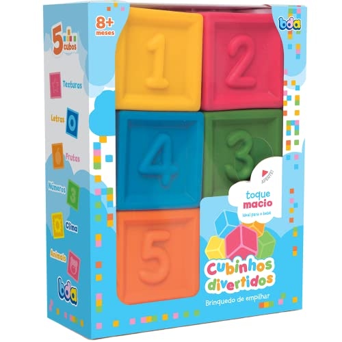 Toyster - Cubos Divertidos - Brinquedo de empilhar - BDA Toyster - Cubos Divertidos - Brinquedo de empilhar - BDA