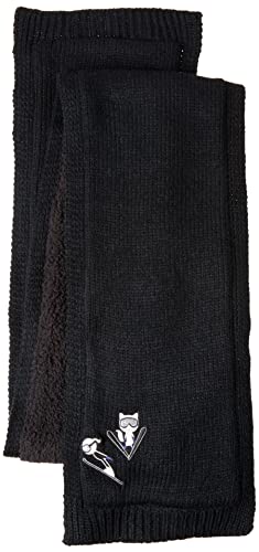 KARL LAGERFELD womens Apres Ski Knit Scarf2