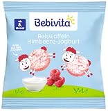 Bebivita Reiswaffel Himbeere-Joghurt, Babysnack ab 8. Monat, (8 x 30g)