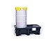 Sellars Black/Yellow Polyethylene 1500 lb 66 gal Spill Pallet - Supports 2 Drums - 29 in Width - 53 in Length - 16.5 in Height - SELLARS 92505 [PRICE is per EACH]