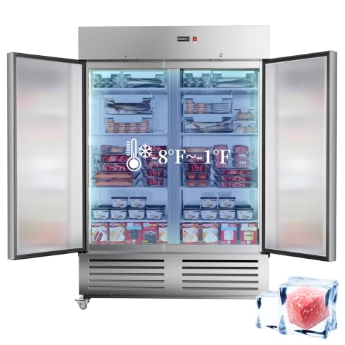 54W 2-Door Commercial Reach-In Freezer