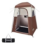KingCamp Shower Tent Oversize Outdoor Shower Tents for Camping Dressing Room Portable Shelter Changing Room Shower Privacy Shelter Single/Double Shower Tent