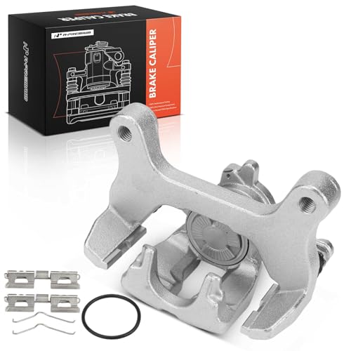 A-Premium Disc Brake Caliper Assembly with Bracket Compatible with Ford Vehicles - F-150 F150 2021 2022 2023 2024 2025 - Rear Left Driver Side