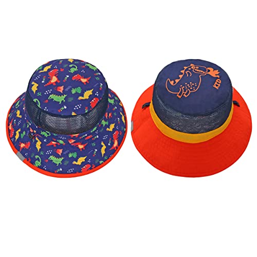 Kids Toddler Baby Boy Sun Hat Summer Bucket Hats with UPF 50+ UV Sun Protective2