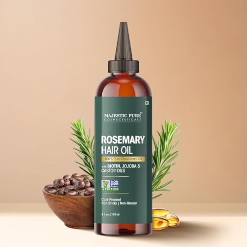 Majestic Pure Rosemary Oil for Hair Growth – 4 fl oz with Applicator — view 3