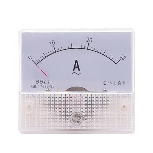 Medidor de amperios de CA 85L1-A, panel analógico, rango de medición: 75 A, 5 A, 10 A, 15 A, 20 A, 30 A, 50 A, 100 A, 200 A, 300 A, microcorriente.(100 5A)