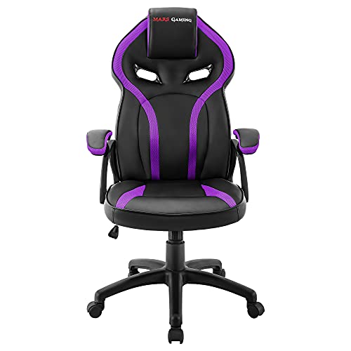 Mars Gaming MGC118, Ergonomische PU en Nylon Gaming Chair, verstelbaar, paars - Image 3