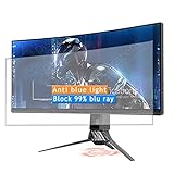 Vaxson 2 Unidades Protector de Pantalla Anti Luz Azul, compatible con Asus RoG Swift PG35V / PG35VQ 35' Display Monitor [No Vidrio Templado ] Nuevo Película Protectora Film Gu