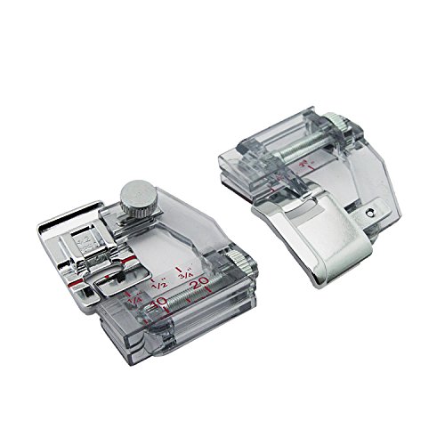 Cutex Adjustable Bias Binder Foot para máquina Viking miniatura 2