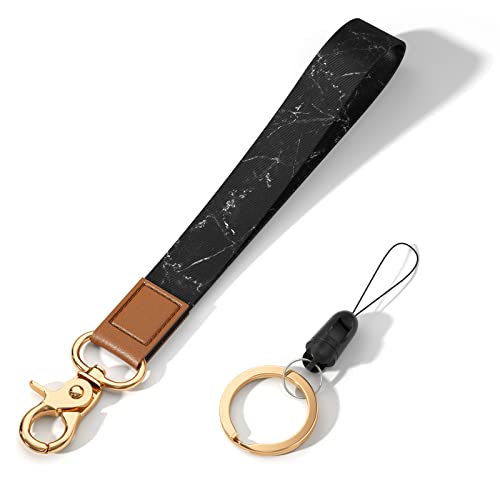 Image of Wrist Lanyard Key Chain, Cute Wristlet Strap Keychain Holder for Women Men Car Keys ID Badges Card Wallet Phone Camera