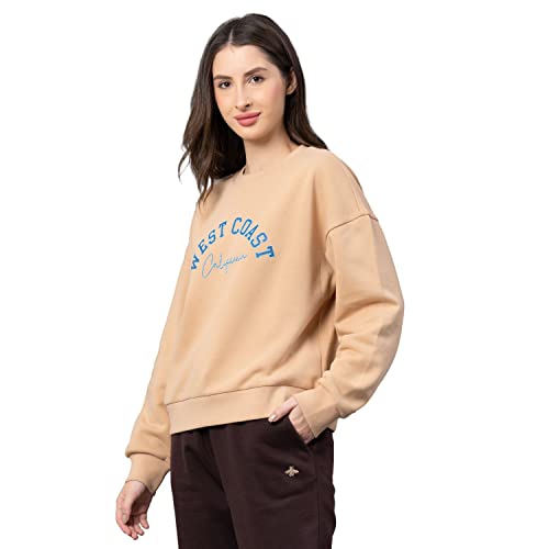 Image of Mode By Red Tape Women Graphic Print Sweatshirt