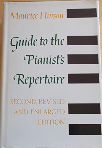 Guide to the Pianist's Repertoire 0253327008 Book Cover