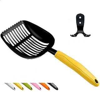 WePet Cat Litter Scoop Full Metal Stainless Steel - Litter Scooper, Long Handle