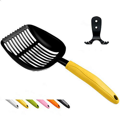 WePet Cat Litter Scoop Full Metal Stainless Steel - Litter Scooper, Long Handle