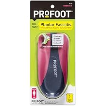 PROFOOT Plantar Fasciitis Orthotics, Womens 6-10, 1 Pair