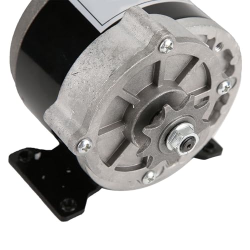 12V 250W Getriebe 12V 250W Untersetzungs-Elektromotor mit 9-Zahn-Kettenrad Gebürstete Gleichstrommotoren Reduktor für Scooter