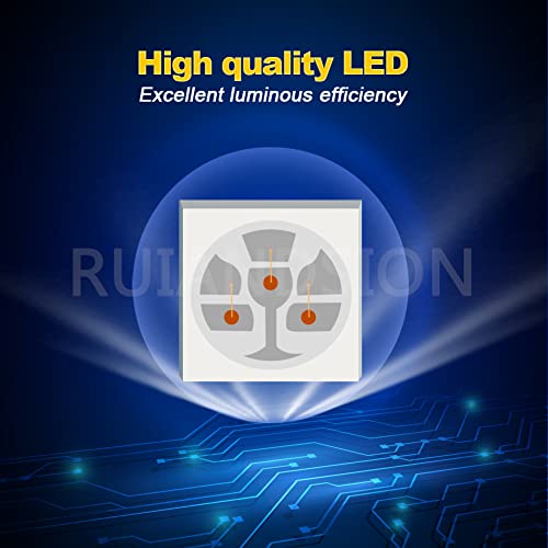 2 luces LED 1156/BA15S 12V Amarillas Super Brillantes miniatura 3