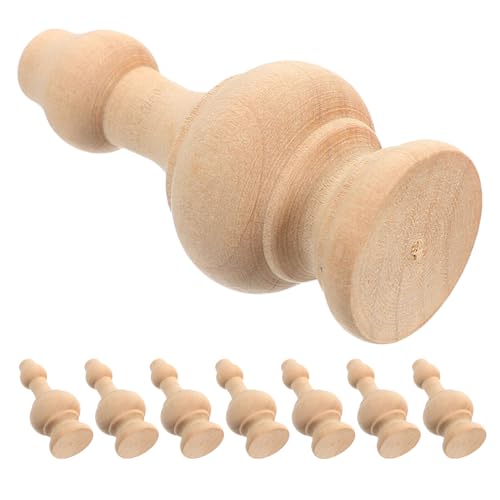 Poteaux en bois et escalier embellis par 8 embouts boule style victorien