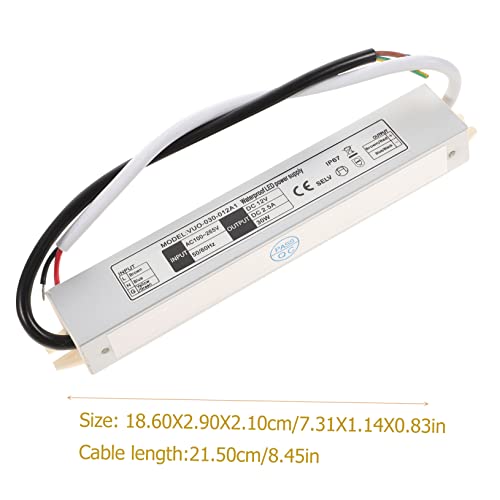 Homoyoyo 3Pcs Driver De LED De Corrente Constante Adaptador Dc LED Adaptador Para Luzes De Tira Plug