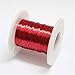 Occus Length,QA-1-155Red Copper Wire Copper Line Enameled Copper Wire 0.1mm 2000m/pc, (Cable Length: Other)