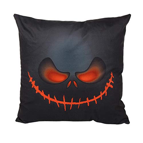 Alisy Halloween Pillow Covers, Bat Pumpkin Throw Cushion Covers Lumbar Pillowases for Sofa Bed Home Garden Outdoor Decor
