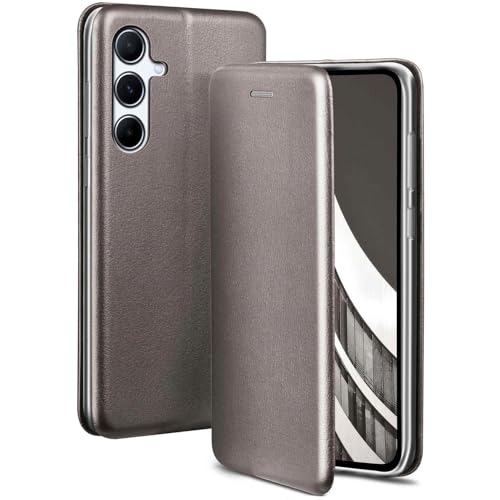 Étui en cuir synthétique taupe pour Samsung Galaxy A56 5G - ONEFLOW