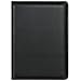 Euousu Junior Padfolio/Resume Portfolio Binder with A5 Refillable Lined Notepad, Business Portfolio Folder, Inside Pockets, Card Slots.Black.