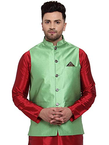 Image of Jompers Men's Geometric Print Waistcoats /Nehru jeckets.