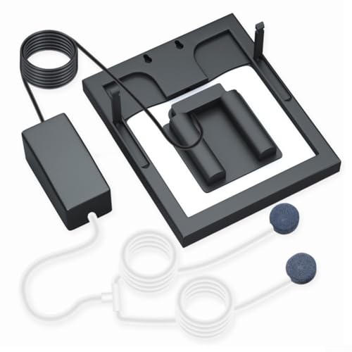 Bomba aireadora de estanque alimentada por fuentes, con panel de 10 V, filtro de aire de oxígeno al aire libre para 6 W para estanques de peces, baños hidropónicos y solares largos para mascotas
